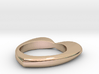 Heart ring (custom text) - 18 EUR - 8 US 3d printed 