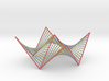Hyperbolic Paraboloid Doubly Ruled Surface Custom1 3d printed 