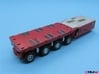 HO/1:87 spmt 4 axles with ppu 3d printed painted & assembled