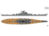 1/700 USS Kentucky BBAA-66 Full Hull - Midships 3d printed 