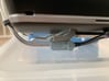 1:8 BTTF DeLorean Exhaust pipes 3d printed Picture of the painted exhaust