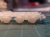 N-gauge 5.5 mm (scale 2'9") diameter 3-hole disc w 3d printed Side view in the 40t armour plate truck