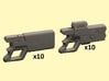 28mm Space Ruminant pistols 3d printed 