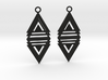 Geometrical earrings no.20 3d printed 