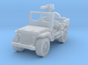 Jeep willys 30 cal (window up) 1/285 3d printed 
