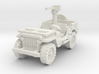 Jeep Willys 30 cal (window down) 1/100 3d printed 