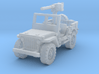Jeep Willys 50 cal (window up) 1/220 3d printed 