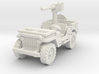 Jeep Willys 50 cal (window down) 1/100 3d printed 