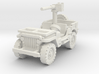 Jeep Willys 50 cal (window down) 1/76 3d printed 