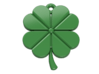 Pendant for Luck -- Four Leaf Clover 3d printed Illustrative 3D render