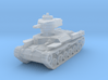 Chi-Ha Tank 1/220 3d printed 