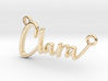 Clara First Name Pendant 3d printed 