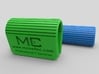 MC-Networks Logo Corporate Webcam Security Cover 3d printed Render of webcam covers green blue