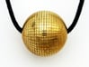 Disco Ball 3d printed Polished Brass