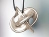 Seifert Surface Pendant Type A 3d printed Polished Bronze Steel