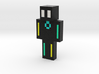 glowstick man minecraft skin | Minecraft toy 3d printed 