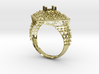 Gold ring 3d printed 