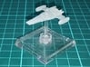  Bajoran Scout 1/700 Attack Wing x2 3d printed Printed in Smooth Fine Detail Plastic and mounted on a small Attack Wing base.