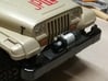Tamiya CC-01 Jeep - Light Set & Whip Antenna Base 3d printed Finished bumper lights and amber turn signals.