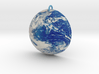Planet Earth Pendant 3d printed 