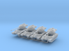 IS-7 Heavy Tank Scale: 1:285 (x4) 3d printed 