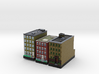 New York Set 1 Houses of 1 x 2 set of 3 3d printed 