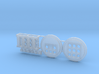 Moebius EVA Pod: Circular Control Panels 3d printed 
