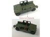 M1114 Humvee Armor w/ Gunner’s Protection Kit 3d printed If molded into original model, cut away doors as shown