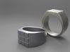 Rubik Ring 3d printed 