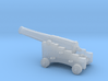 1/87  Scale 32 Pounder M1845 on Naval Carriage 3d printed 
