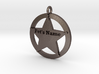Revised 5 point sheriffs star pet tag 3d printed 