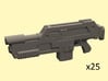 28mm laser rifle M41 x25 3d printed 