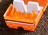 M.A.S.K. Gator Speedboat Turbine 3d printed Photo of unpainted prototype, printed in Orange Strong & Flexible Polished
