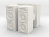 Stage Speaker (x4) 1/48 3d printed 