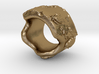 irregular earth ring with relief 3d printed 