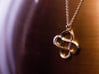 Infinity Hearts - Pendant 3d printed Infinity Hearts Pendant. Fine Detail Polished Silver.