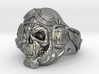 "Crazy Pilot" bikers  skull ring  size 12 3d printed 