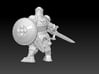 Character Series: Brigand Captain 3d printed 