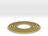 Brass Ring Flat 3d printed 