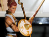 MOTUC Warrior Goddess Shield 3d printed Painted prototype printed in White Strong & Flexible Polished