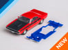 1/32 Scalextric Dodge Challenger Chassis AW pod 3d printed Chassis compatible with Scalextric Dodge Challenger body (not included)