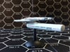 3788 Scale Federation Light Tactical Transport WEM 3d printed Ship (Smooth Fine Detail Plastic) painted by a fan. Stand not included.