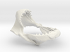 White Shark Jaw 3d printed 