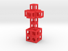 JEWELRY Pendant: Cross with Cube-Base (48 x 24mm) 3d printed A great Love Gift