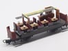 Liliput bar/buffet coach interior (H0e) 3d printed With the lighting strip installed