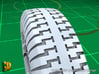 Dunlop Sandtire for 17pdr AT-Gun (1:35) 3d printed Dunlop Sandtire for 17pdr AT-Gun - tire tread