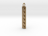 Lego-inspired Pendant Skinny 3d printed 