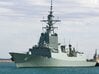 Nameplate HMAS Brisbane 3d printed Hobart class destroyer HMAS Brisbane.