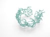 Aster Cuff 3d printed Custom Dyed Colors (Teal)