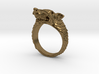 Size 9 Direwolf Ring 3d printed 